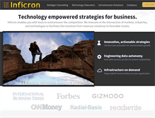 Tablet Screenshot of inficron.com